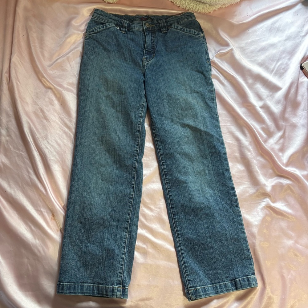 Jag Jeans Straight-Leg Jeans in Medium Blue Wash